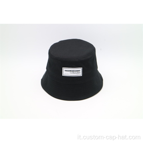 Cappello da pesca in poliestere nero 100% all'ingrosso